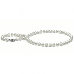 Collana 45 cm perle d'acqua dolce 7-8 mm bianche DOLCEHADAMA