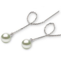 Orecchini Argento 925 con perle d'Acqua Dolce qualità AAA