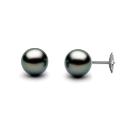 Orecchini Perle di coltura di Tahiti 10-11 mm sistema brevettato Guardian