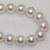 Collana 43 cm di perle Australiane bianche argento da 9,1 a 11,9 mm A+