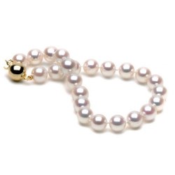 Braccialetto con perle coltivate Akoya HANADAMA 8-8.5 mm
