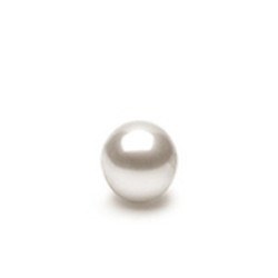 Perla di coltura di Acqua Dolce 8-9 mm bianca rotonda AAA